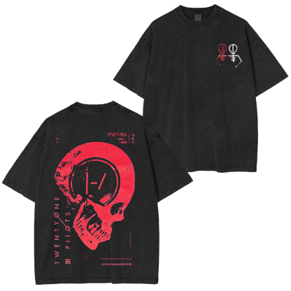 Twenty One Pilots,Vintage Tour Rock 2025 Washed Unisex T-Shirt