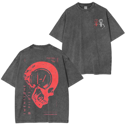 Twenty One Pilots,Vintage Tour Rock 2025 Washed Unisex T-Shirt