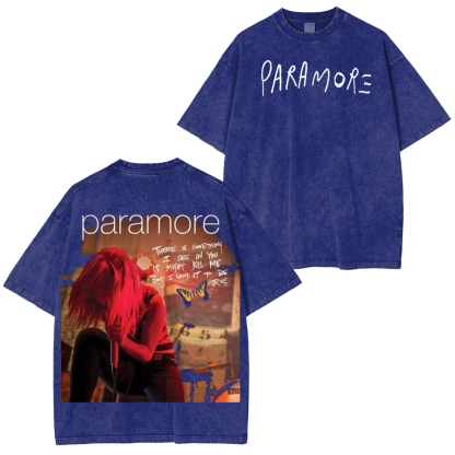 Paramore Hayley Williams Washed Unisex T-Shirt