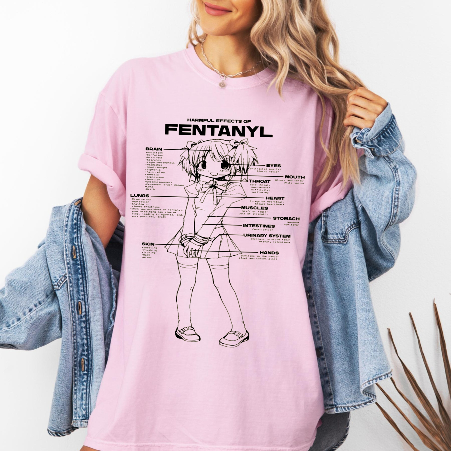 Fentanyl Madoka Oversize Unisex Shirts/Crewneck/Hoodie