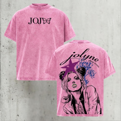 Jolyne Stone Ocean Vintage Unisex Washed T-Shirt