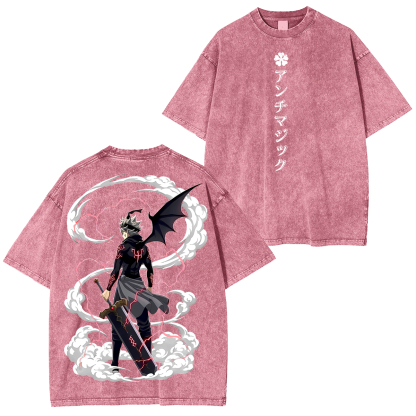Asta Black Clover  Washed T-shirt/Crewneck/Hoodie