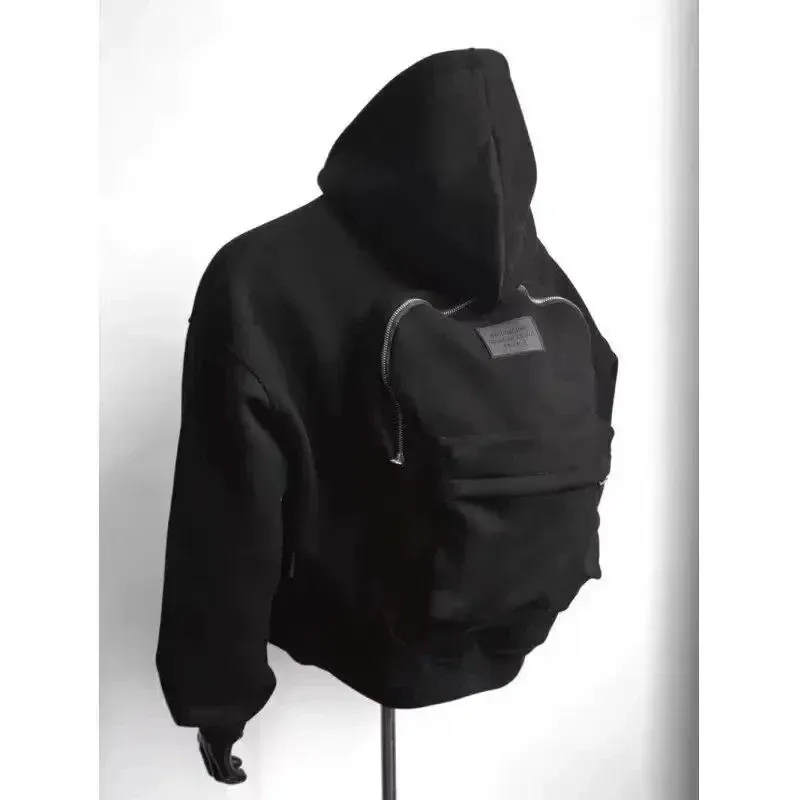 Hoodie With Integrated Backpack