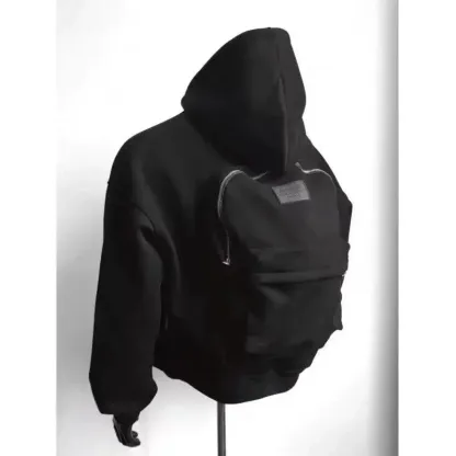 Hoodie With Integrated Backpack