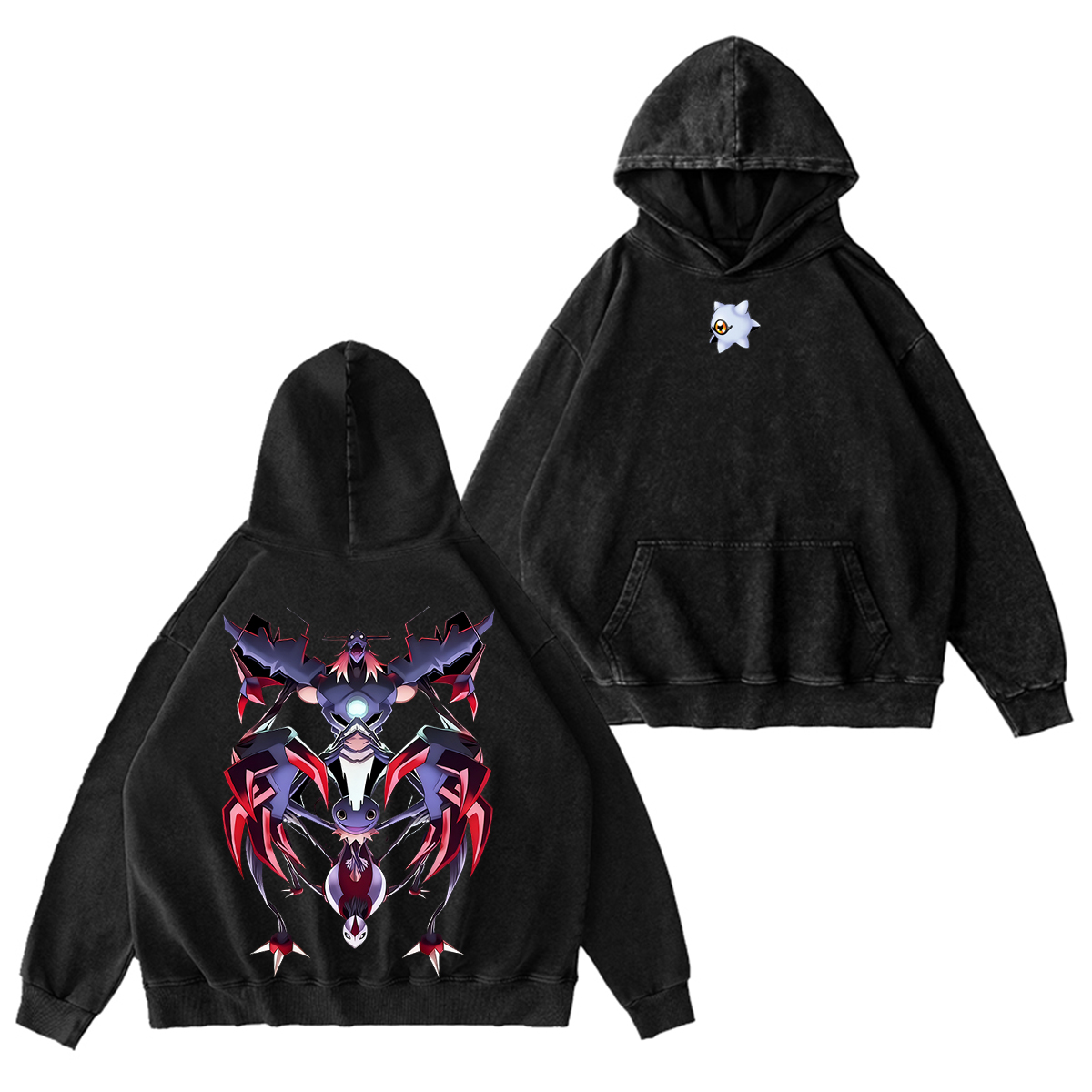 Digimon Anime Double Vintage Washed T-shirt/Crewneck/Hoodie