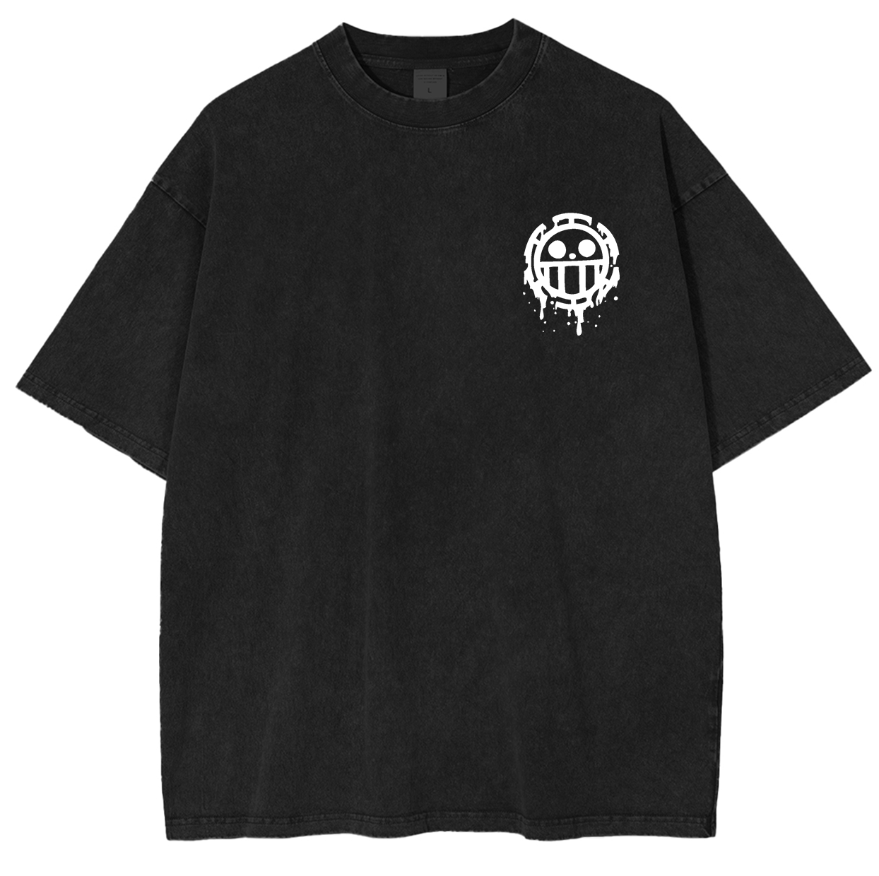 Retro Heavy Limited Shambles Trafalgar D. Water Law ,One Piece Anime Unisex Washed T-Shirt