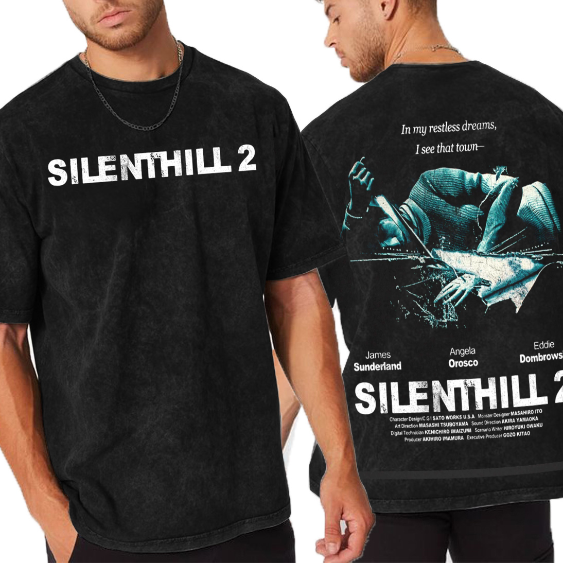 Silent Hill 2- It's Always Like This Unisex Washed T-Shirt