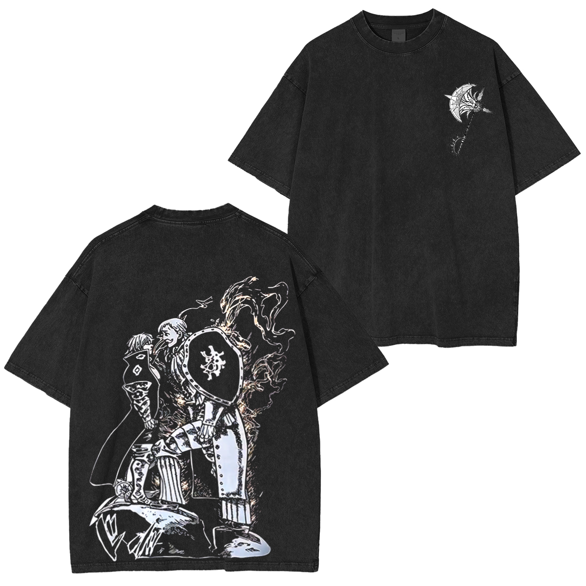 The Seven Deadly Sins Anime  Unisex Washed T-Shirt