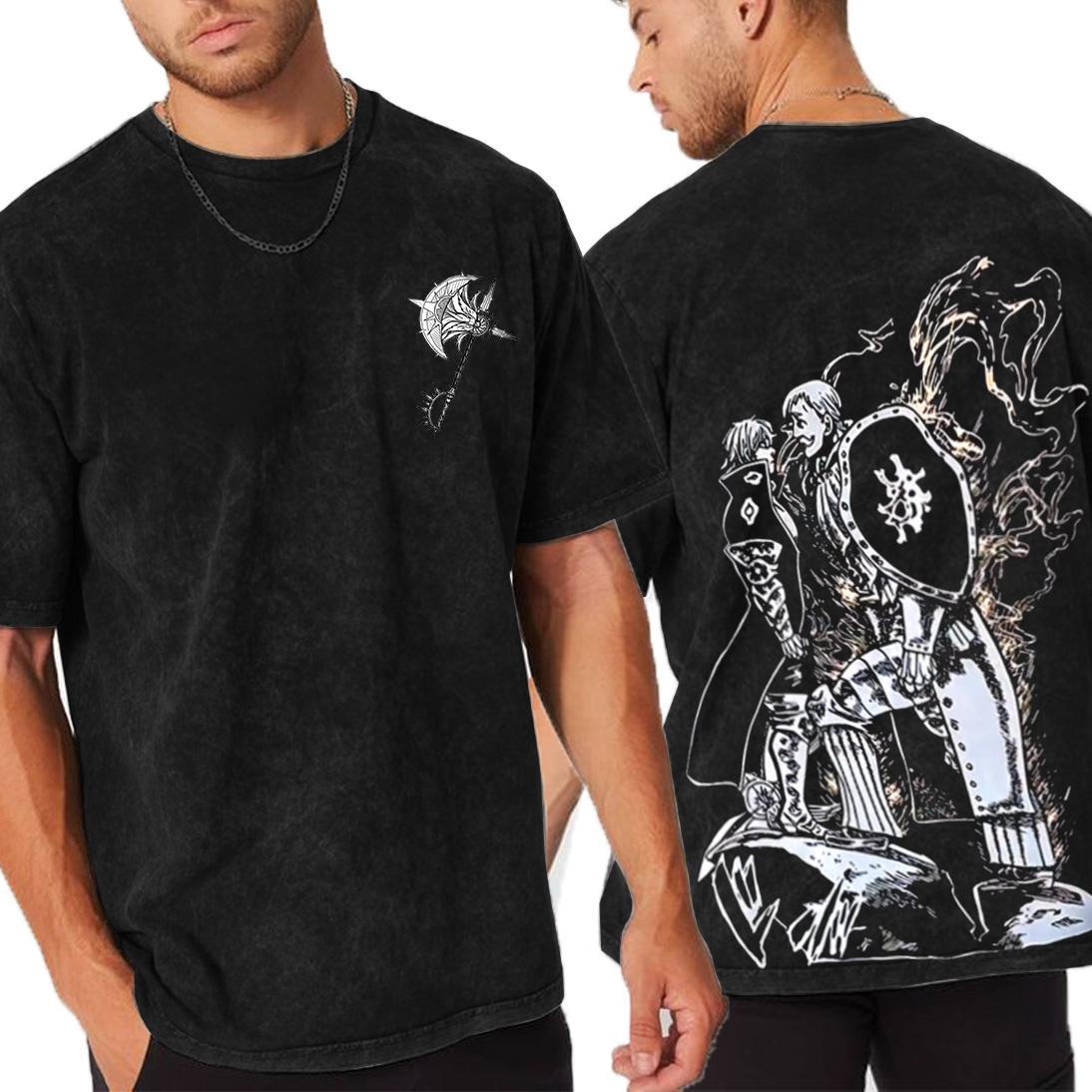 The Seven Deadly Sins Anime  Unisex Washed T-Shirt