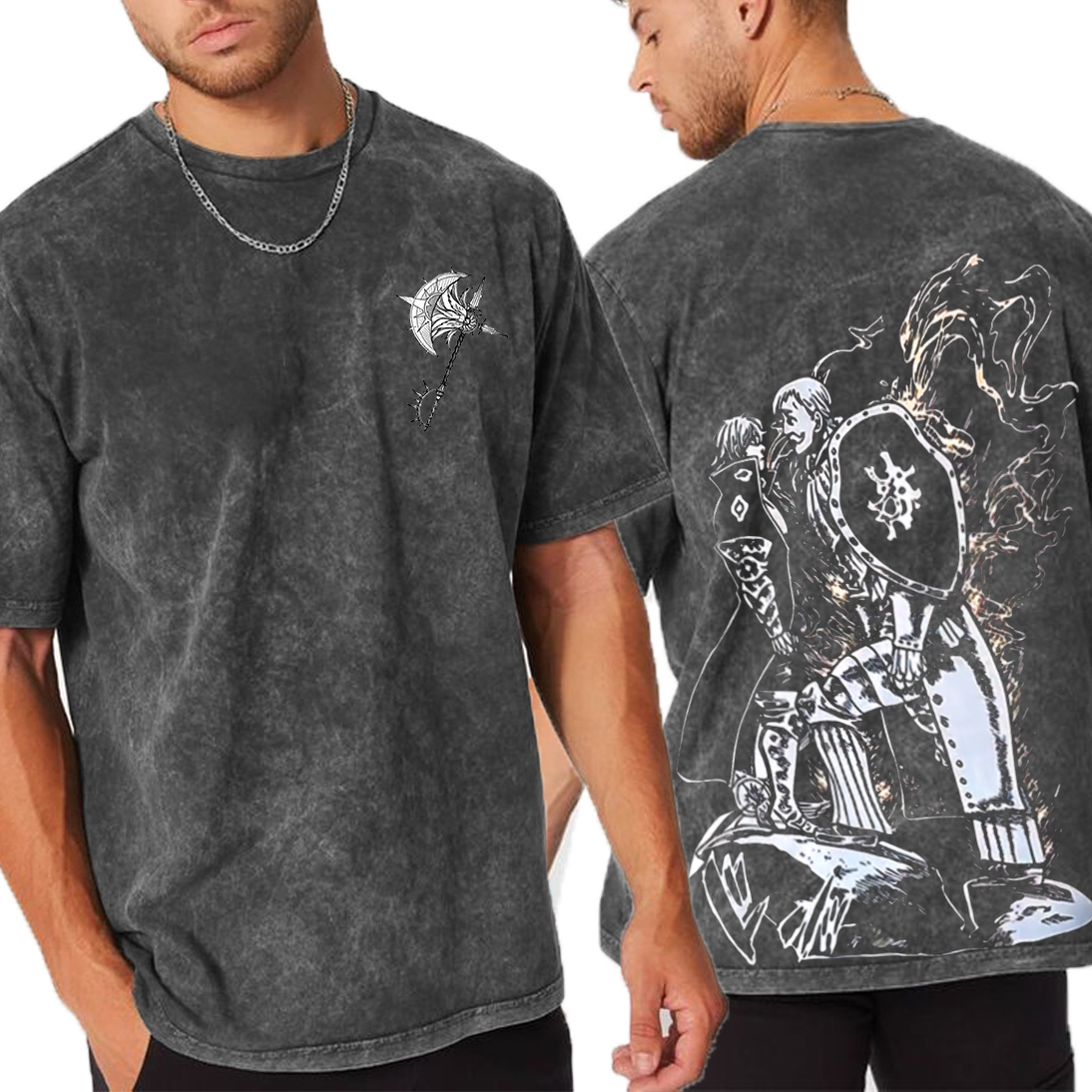 The Seven Deadly Sins Anime  Unisex Washed T-Shirt