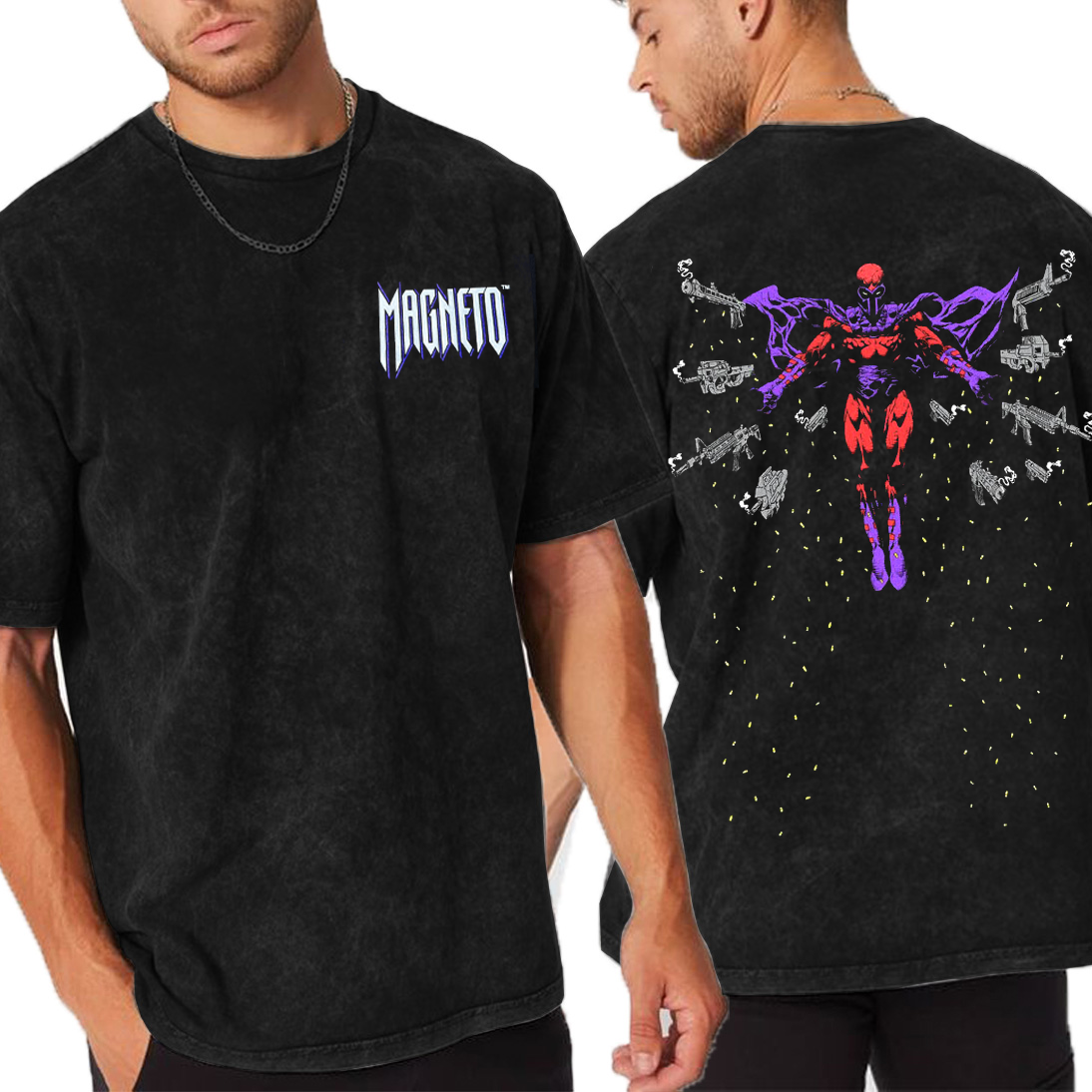 Superstyle The Mutant Messiah Master of Magnetism MCU Edition Unisex Washed T-Shirt