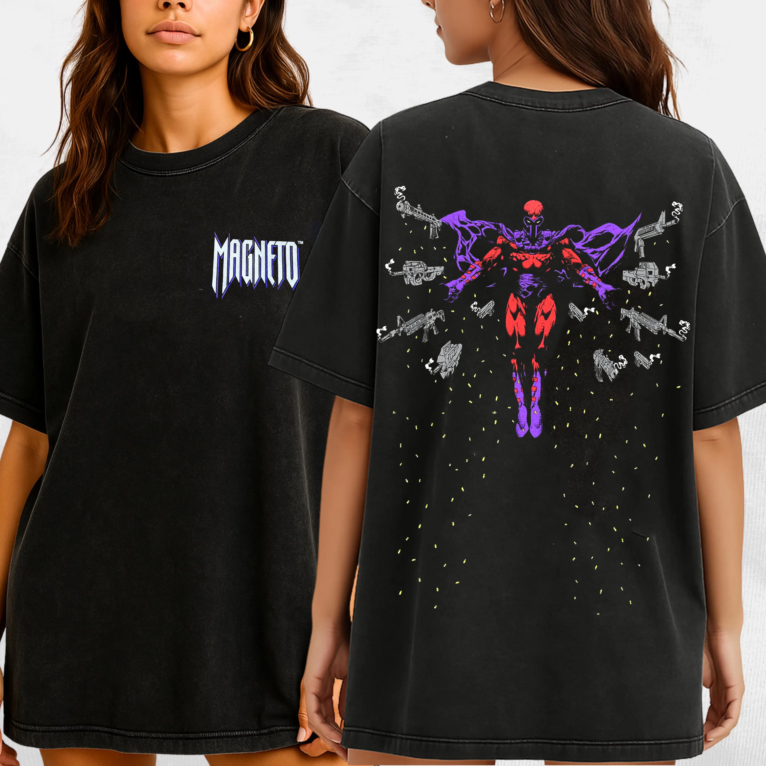 Superstyle The Mutant Messiah Master of Magnetism MCU Edition Unisex Washed T-Shirt