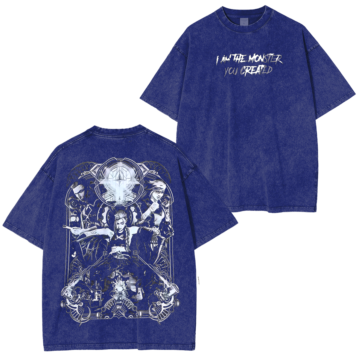 Jinx – Arcane League of Legends  Unisex Washed T-Shirt