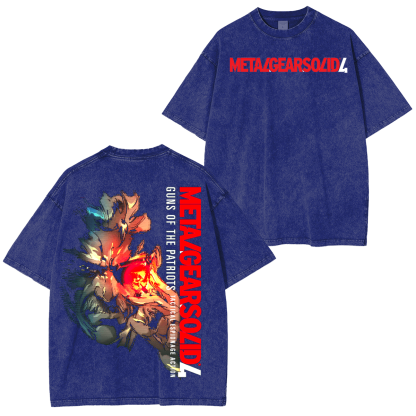 Metal Gear Solid 4 Unisex Washed T-Shirt