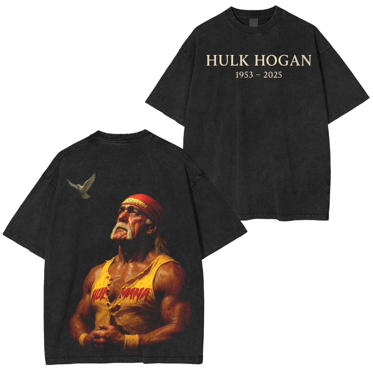 RIP Hulk Hogan Unisex Washed T-Shirt