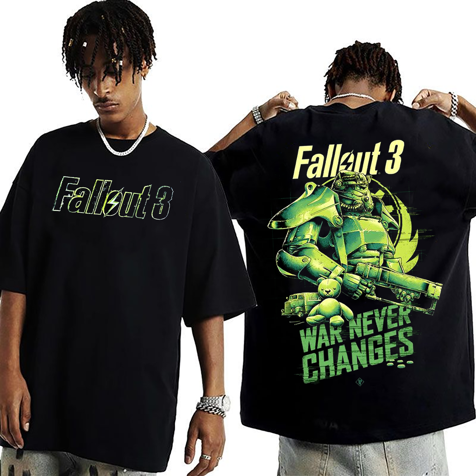 Fallout 3 War Never Changes Unisex Washed T-Shirt