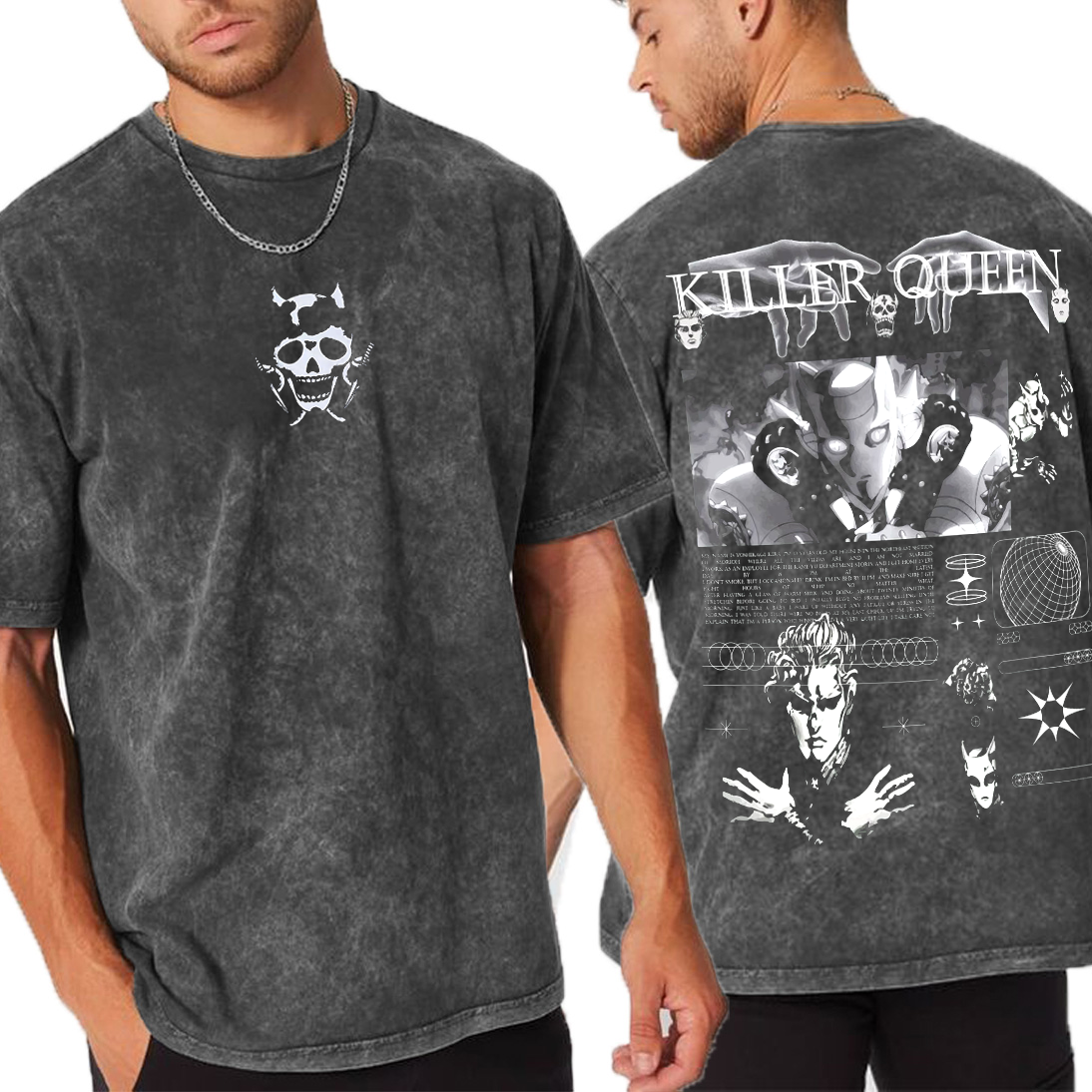 Killer Queen JoJo Unisex Washed T-Shirt
