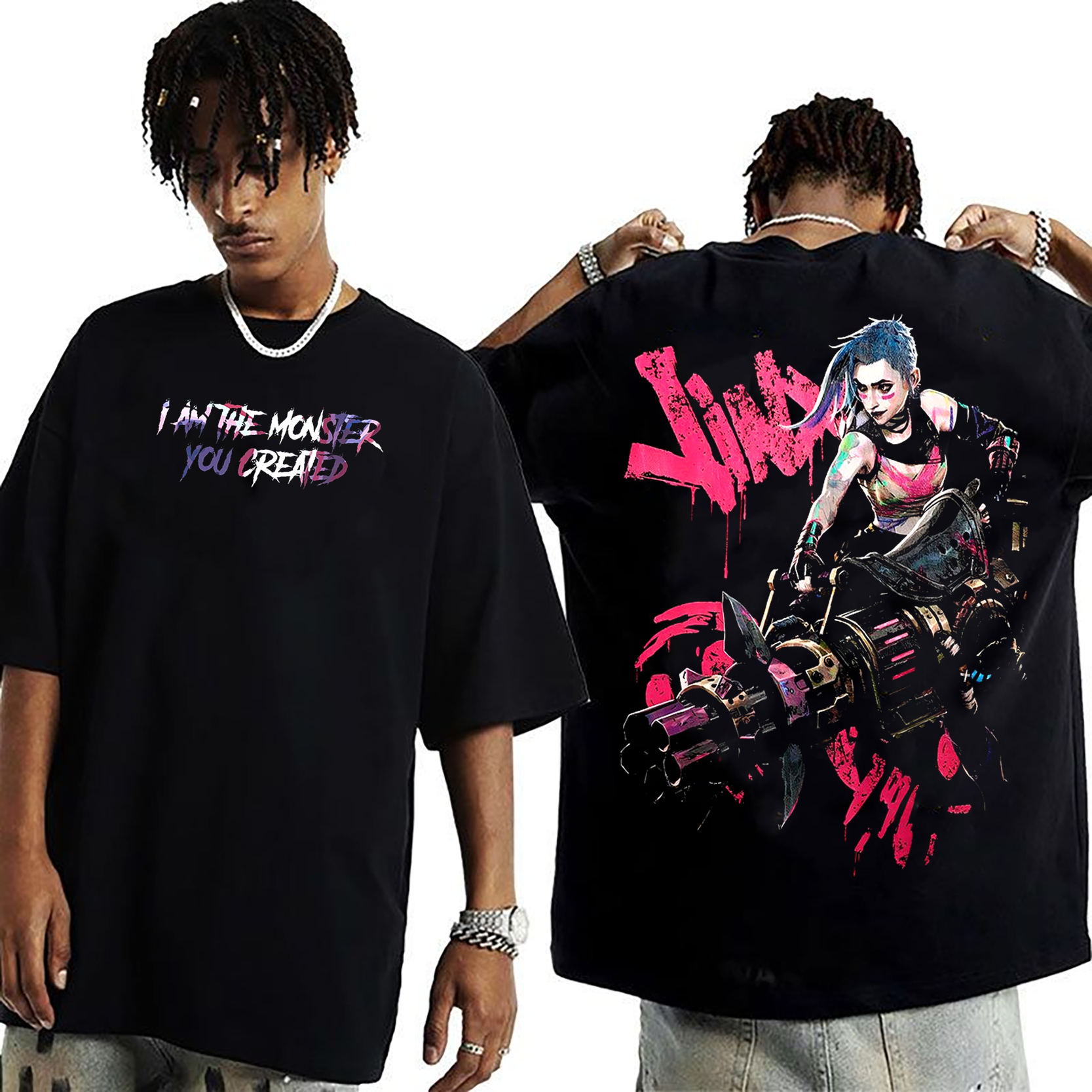 Jinx The monster you created  Unisex Washed T-Shirt