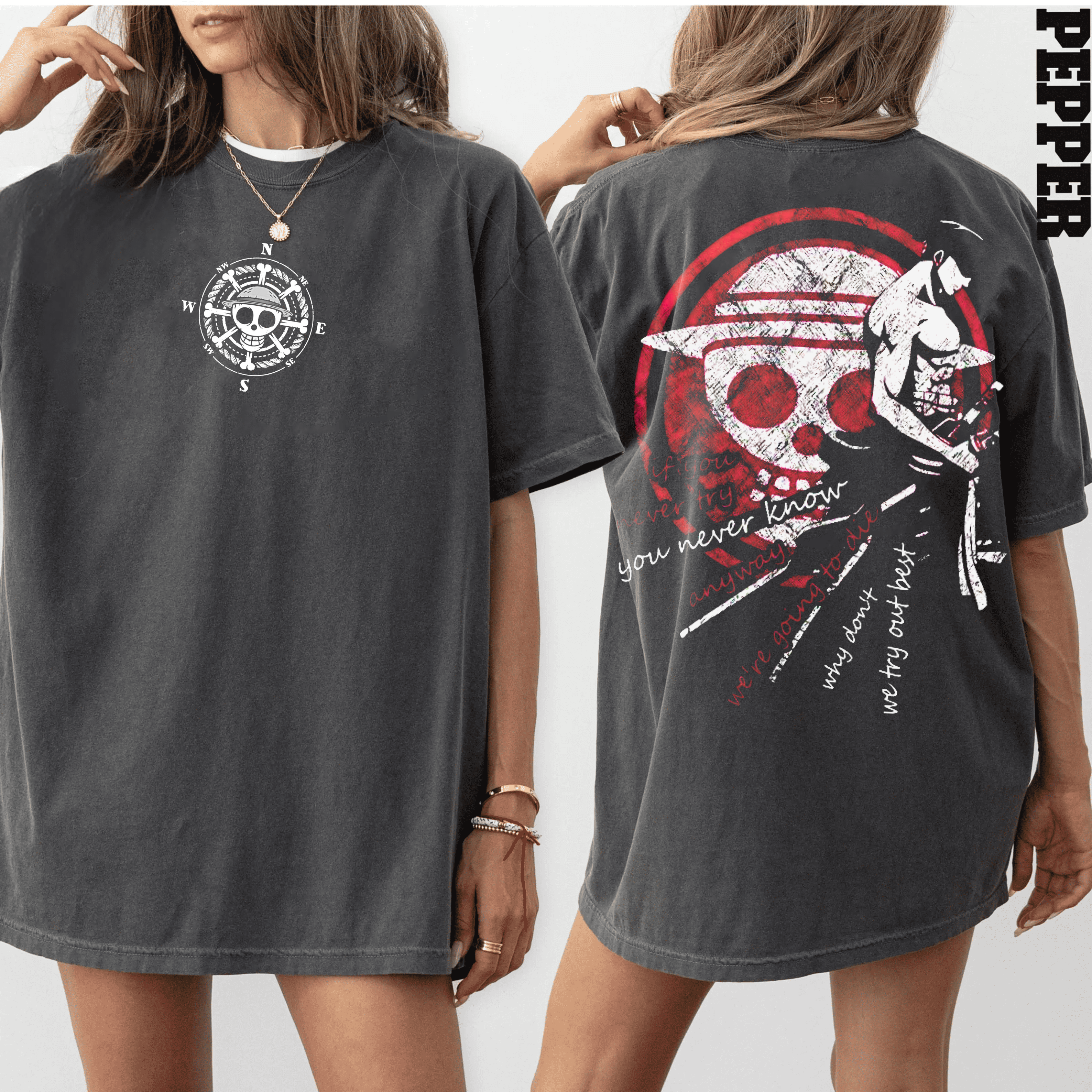 Zoro Asura vintage,One Piece Anime Unisex Washed T-Shirt