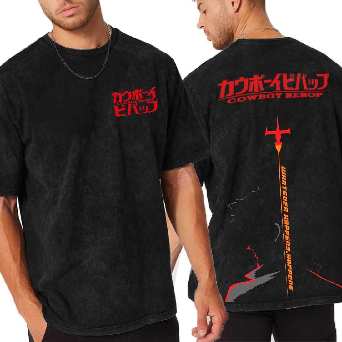 Cowboy Bebop Vintage Unisex Washed T-Shirt