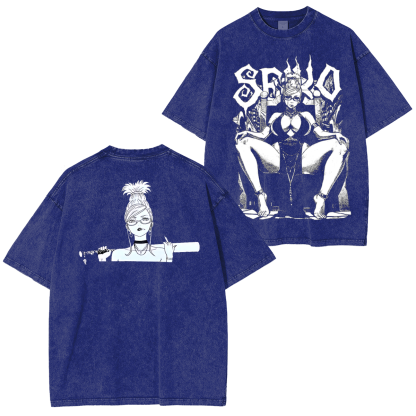 DanDaDan Seiko Ayase Anime Unisex Washed T-Shirt