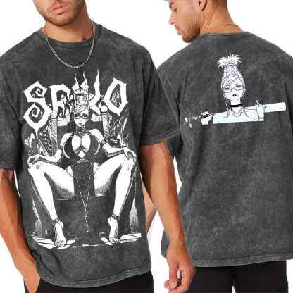 DanDaDan Seiko Ayase Anime Unisex Washed T-Shirt