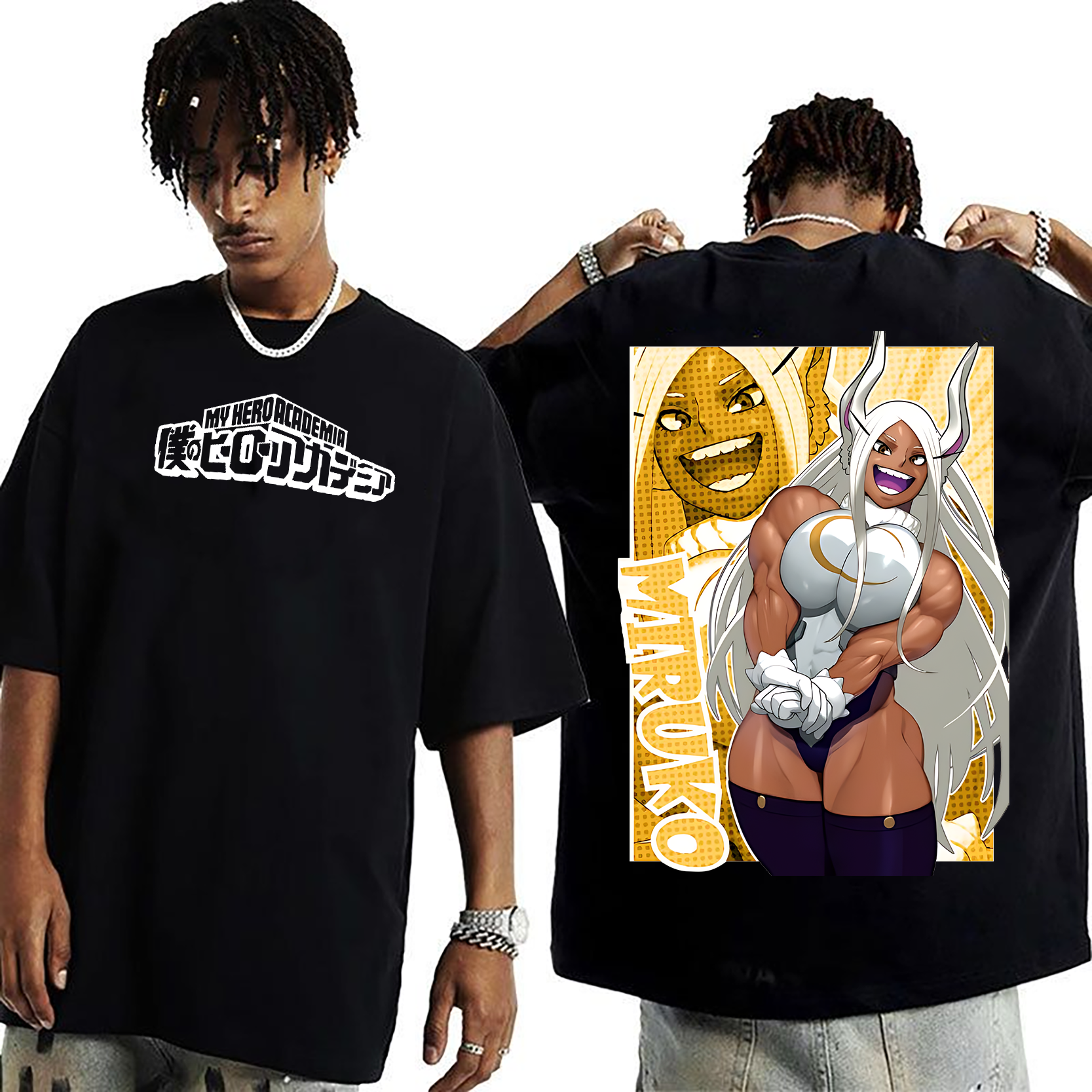 Mirko,My Hero Academia Anime Unisex Washed T-Shirt