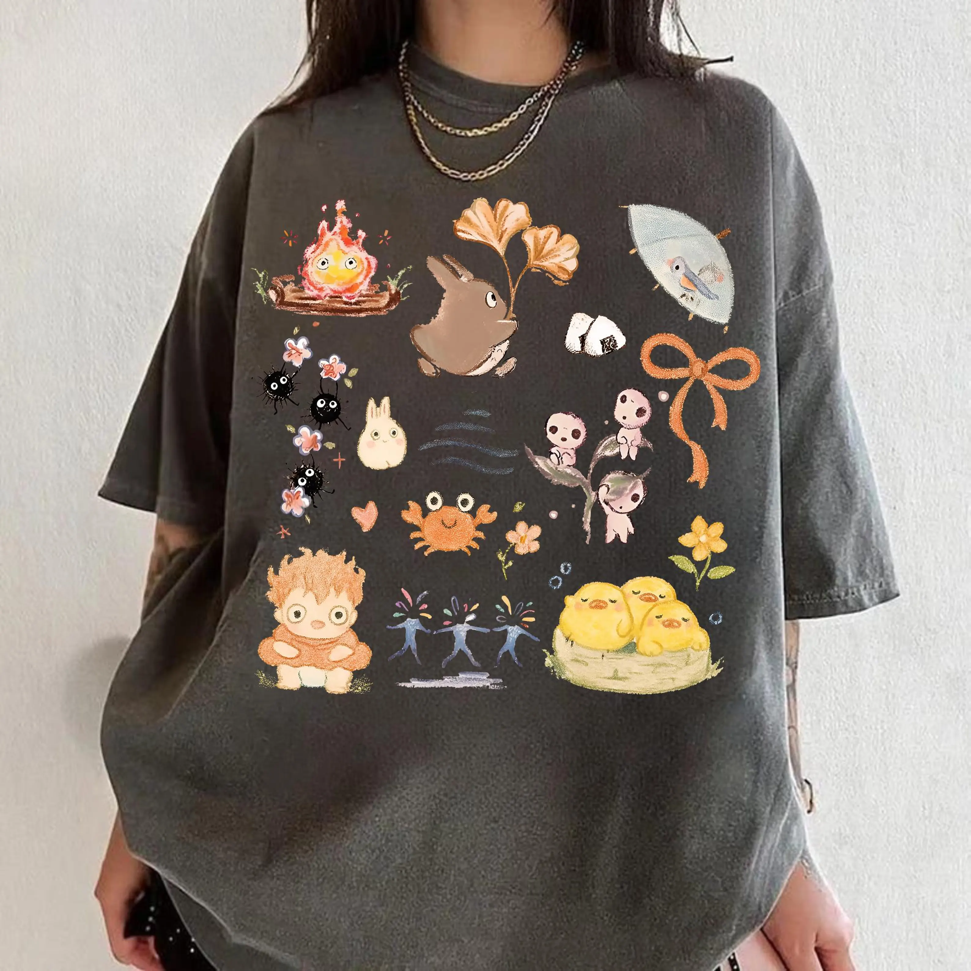 Studio Ghibli Inspired ,Anime Fan Unisex T-shirt/Crewneck/Hoodie