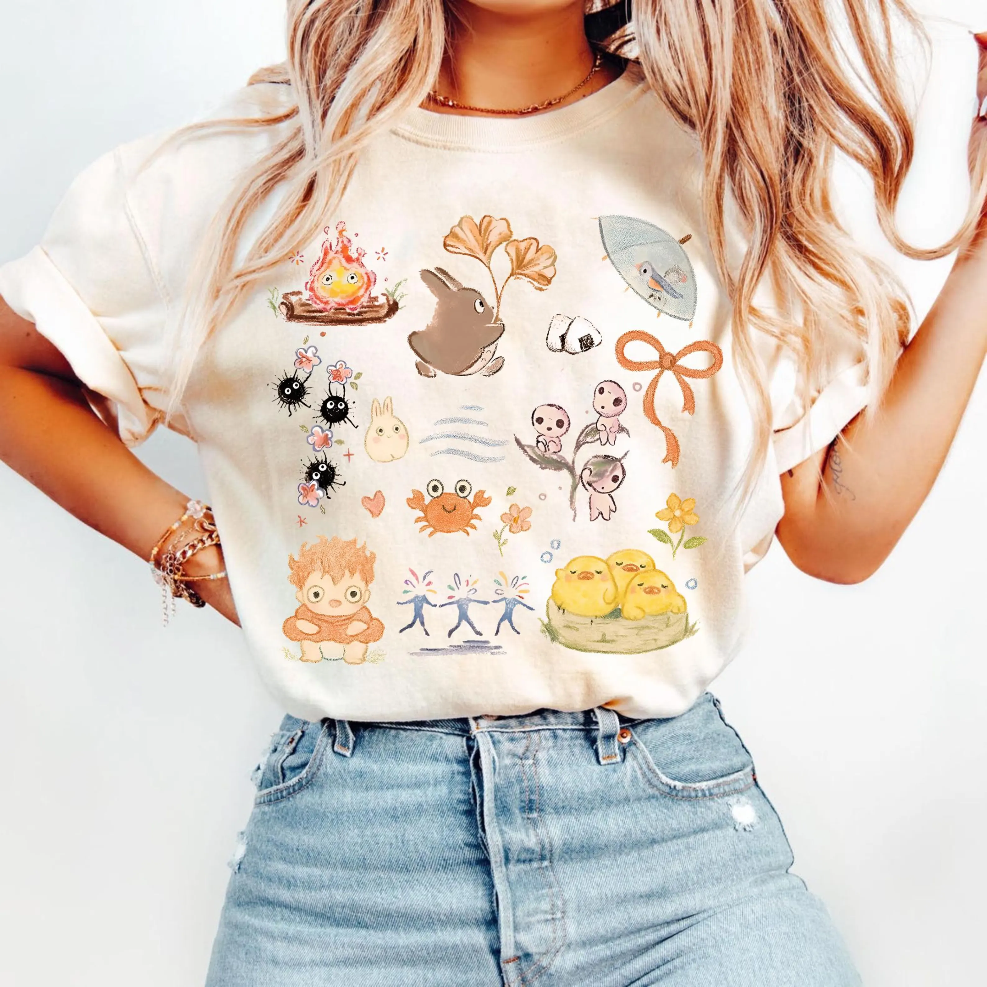 Studio Ghibli Inspired ,Anime Fan Unisex T-shirt/Crewneck/Hoodie