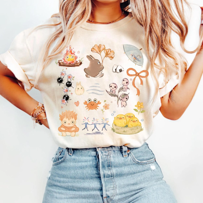 Studio Ghibli Inspired ,Anime Fan Unisex T-shirt/Crewneck/Hoodie