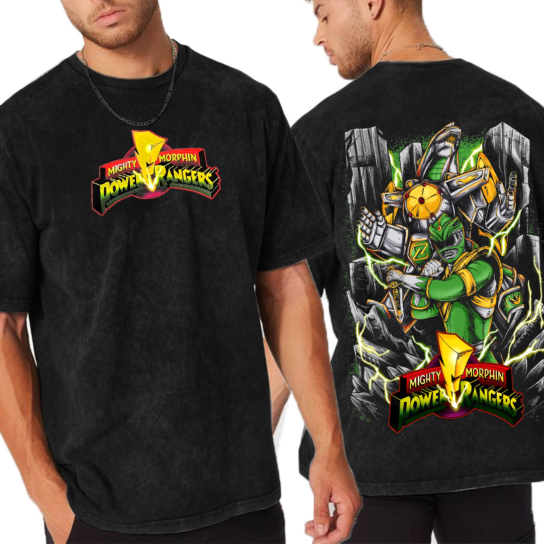 vintage Green Ranger  Unisex Washed T-Shirt