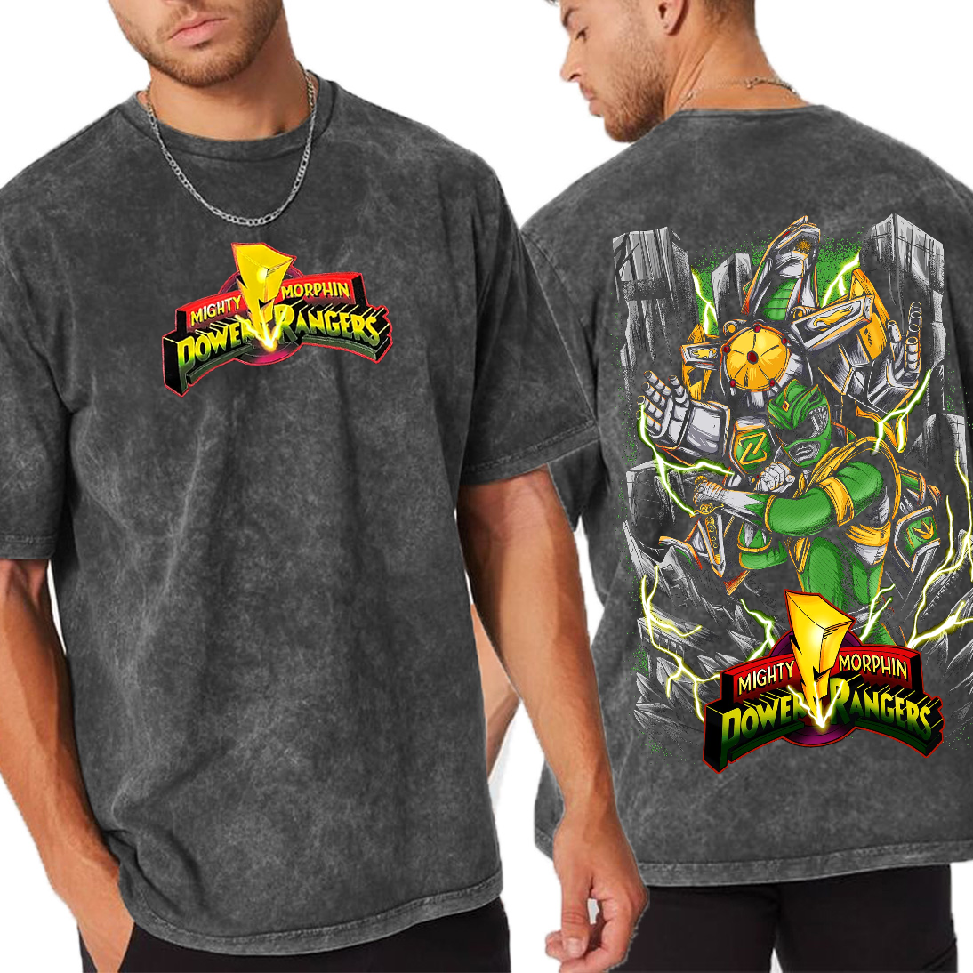vintage Green Ranger  Unisex Washed T-Shirt