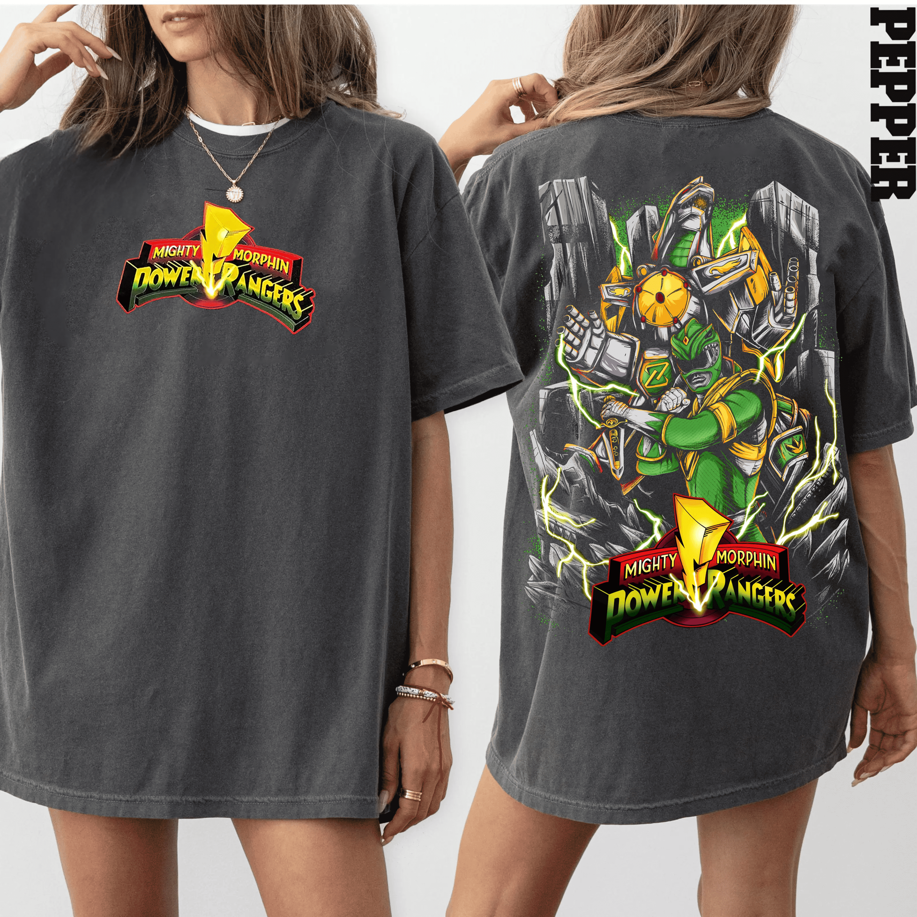vintage Green Ranger  Unisex Washed T-Shirt
