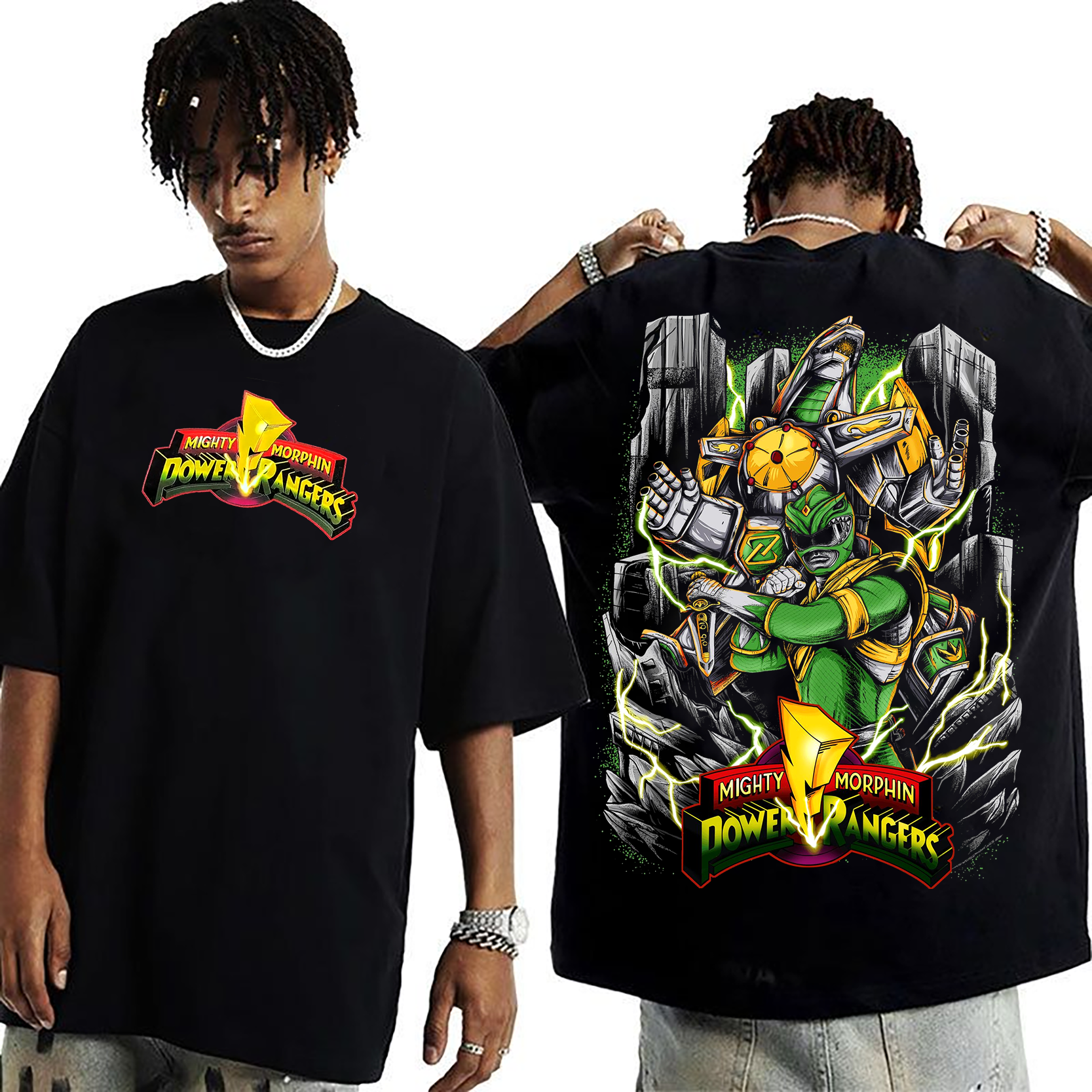 vintage Green Ranger  Unisex Washed T-Shirt