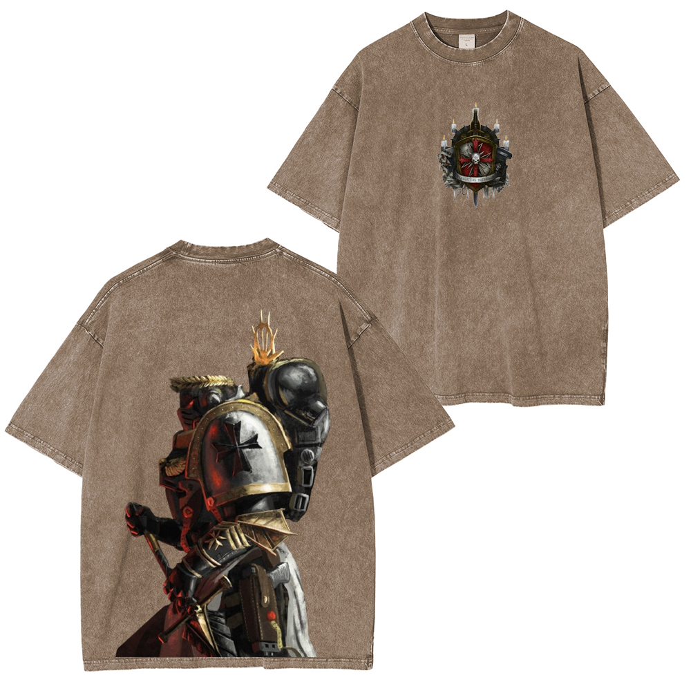 Dark warrior Unisex Washed T-Shirt