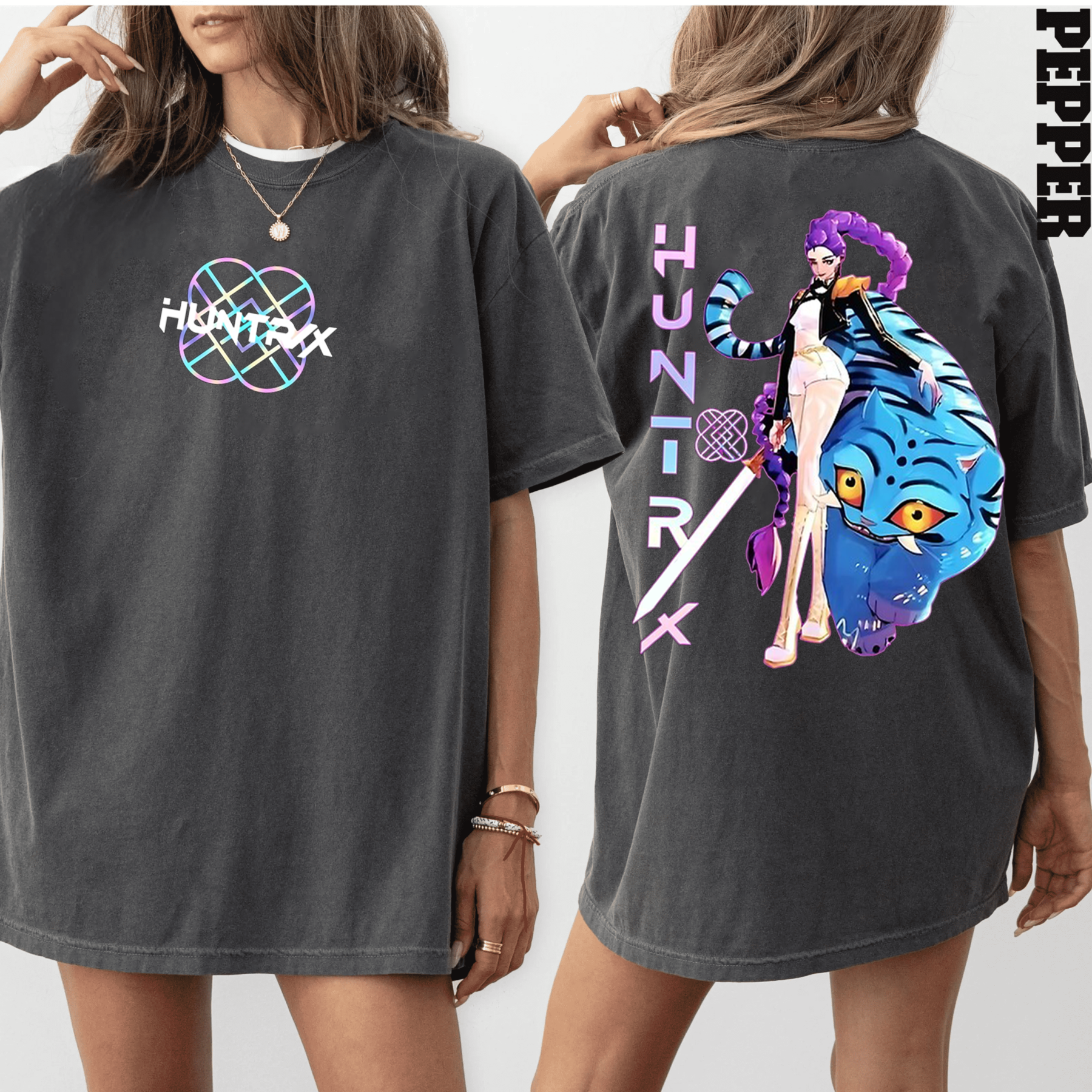KPOP Demon Hunter  Unisex Washed T-Shirt