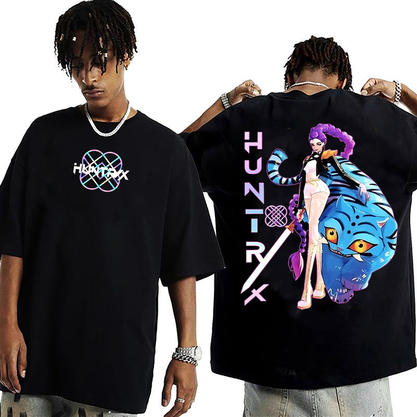 KPOP Demon Hunter  Unisex Washed T-Shirt