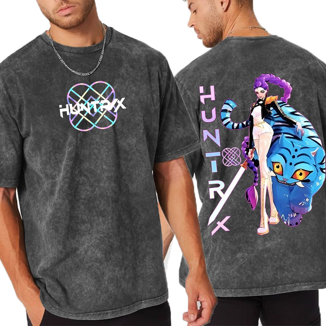 KPOP Demon Hunter  Unisex Washed T-Shirt