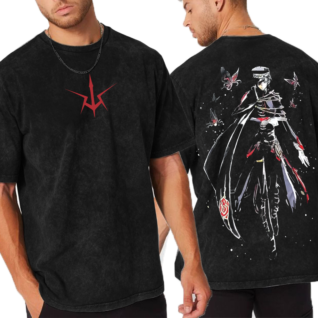 Code Geass: Lelouch of the Rebellion Anime Unisex Washed T-Shirt