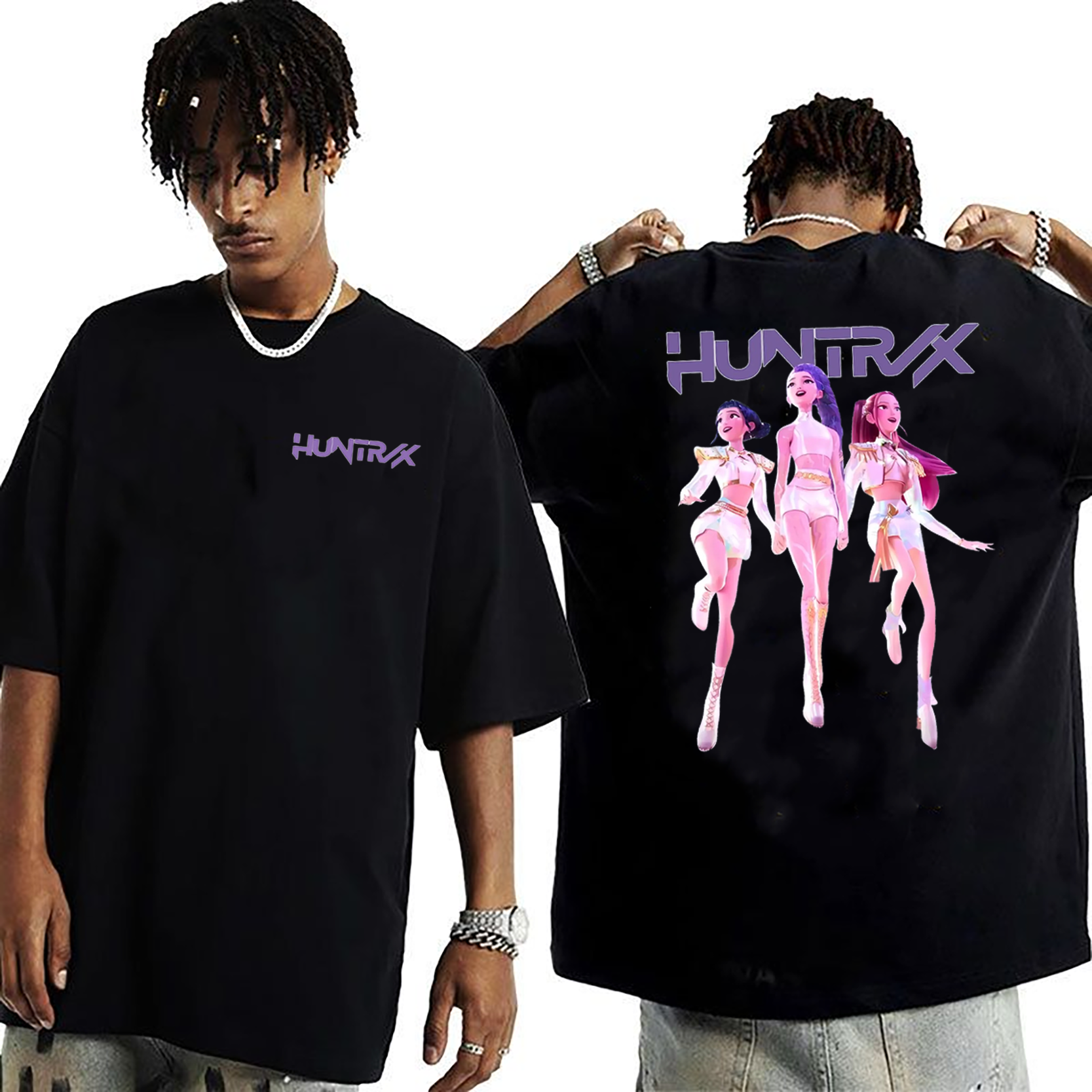 Kpop Demon Hunters Unisex Washed T-Shirt