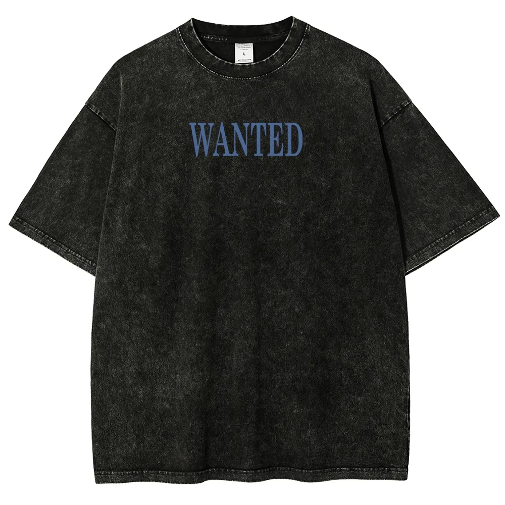 One Piece Vintage Anime Unisex Washed T-Shirt