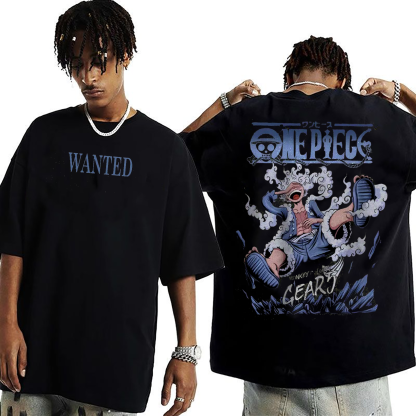 One Piece Vintage Anime Unisex Washed T-Shirt