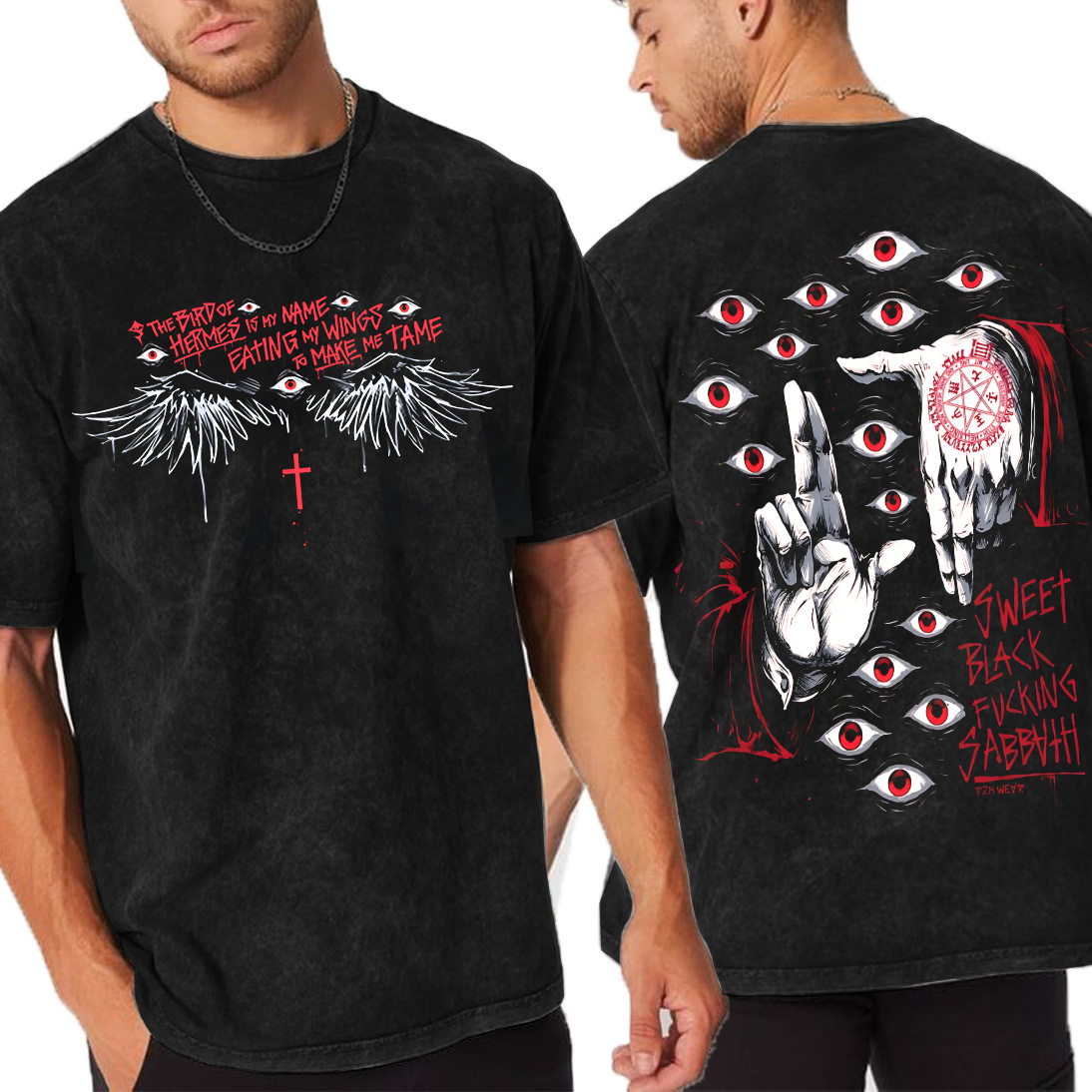 Hellsing Anime Unisex Washed T-Shirt