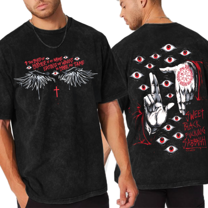 Hellsing Anime Unisex Washed T-Shirt