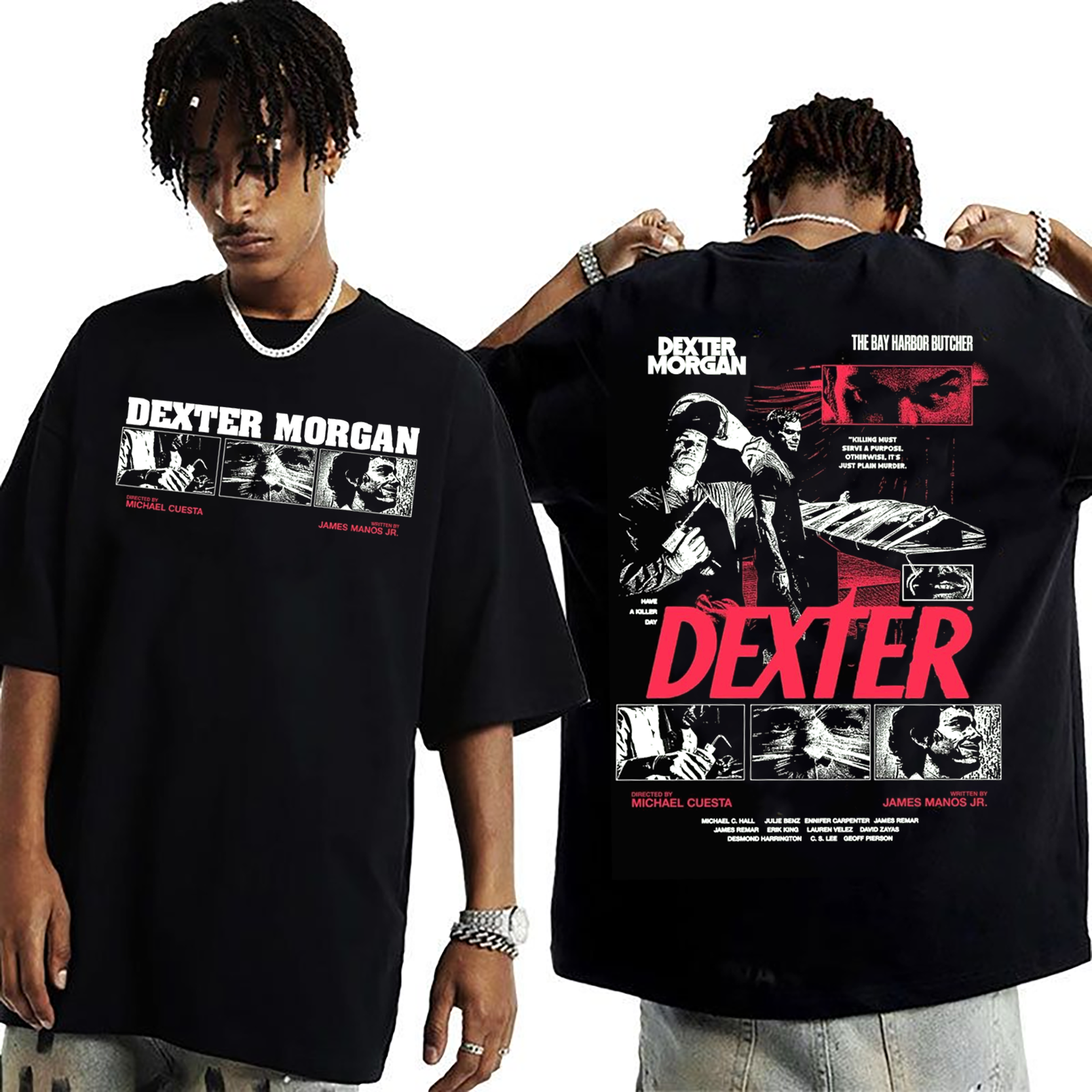 Dexter Morgan Unisex Washed T-Shirt