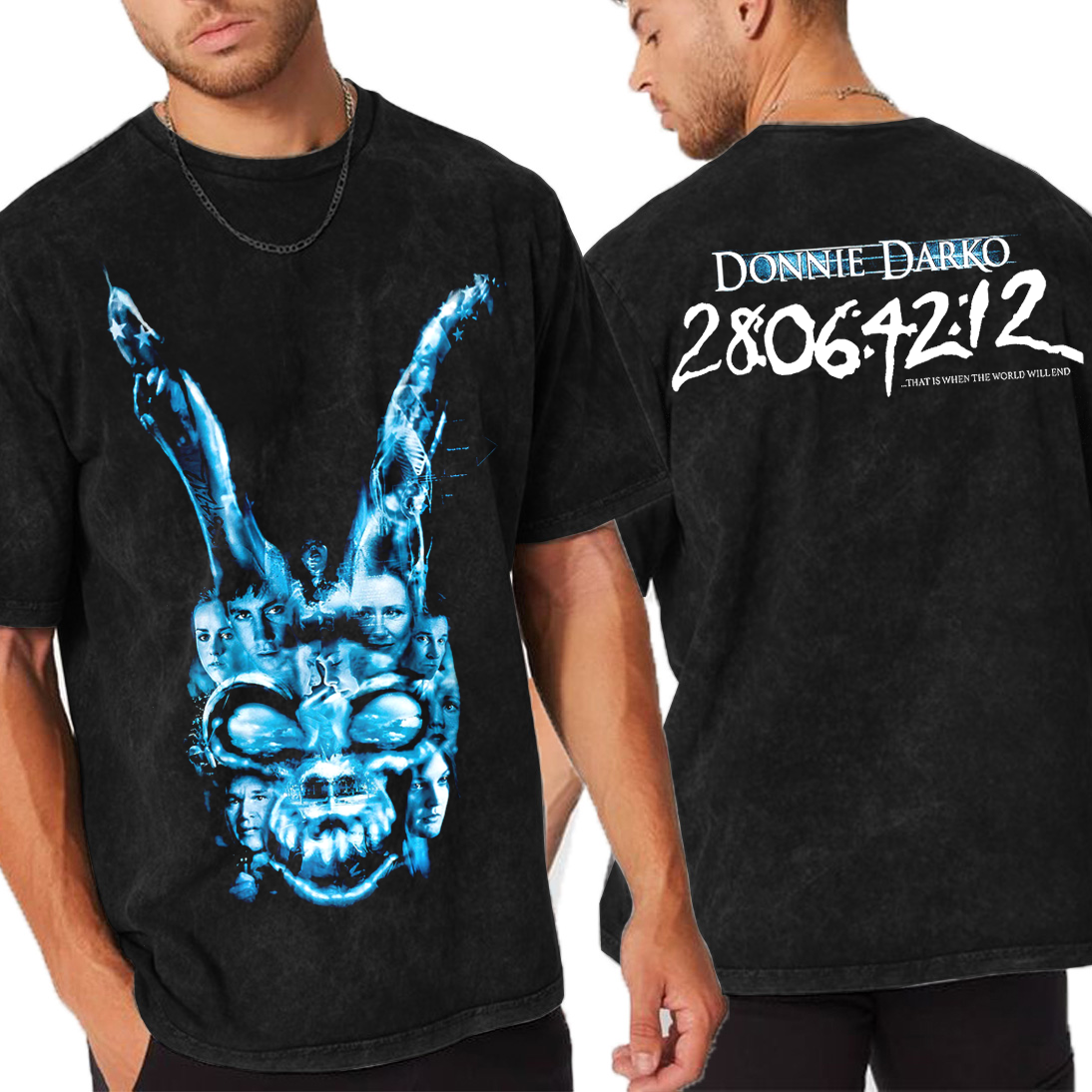 Donnie Darko Movie Unisex Washed T-Shirt