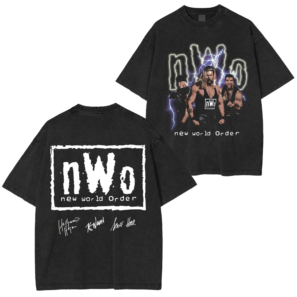 WWE NEW WORLD nWo  Unisex Washed T-Shirt