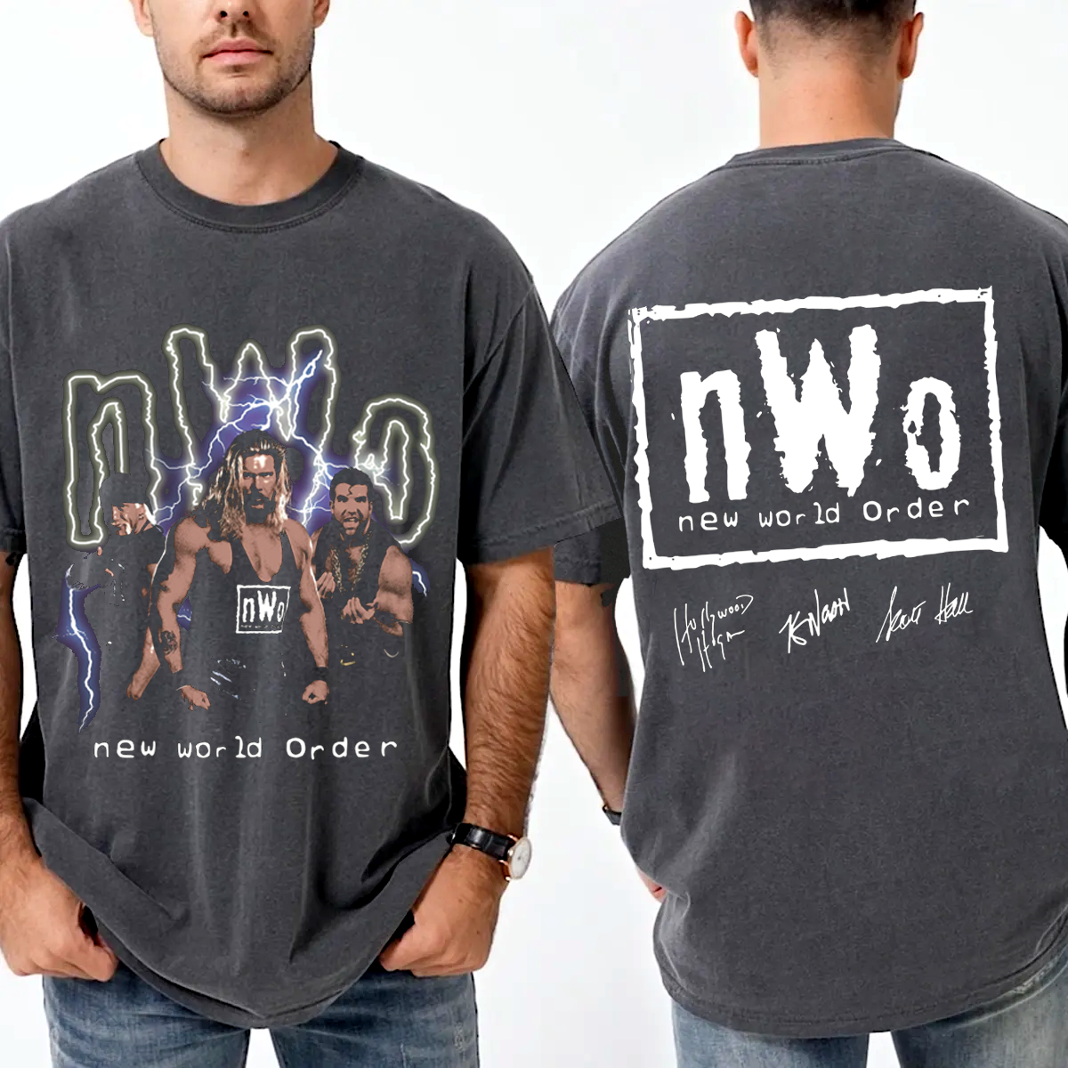 WWE NEW WORLD nWo  Unisex Washed T-Shirt