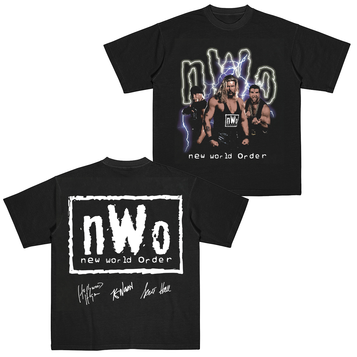 WWE NEW WORLD nWo  Unisex Washed T-Shirt