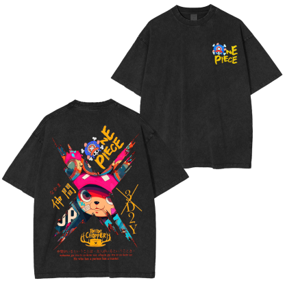 One Piece Tony Amine Unisex Washed T-Shirt